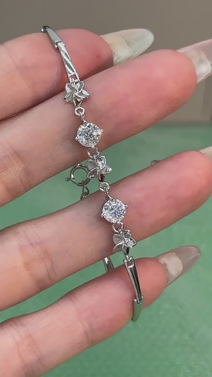 Duet Glow Moissanite Bracelet